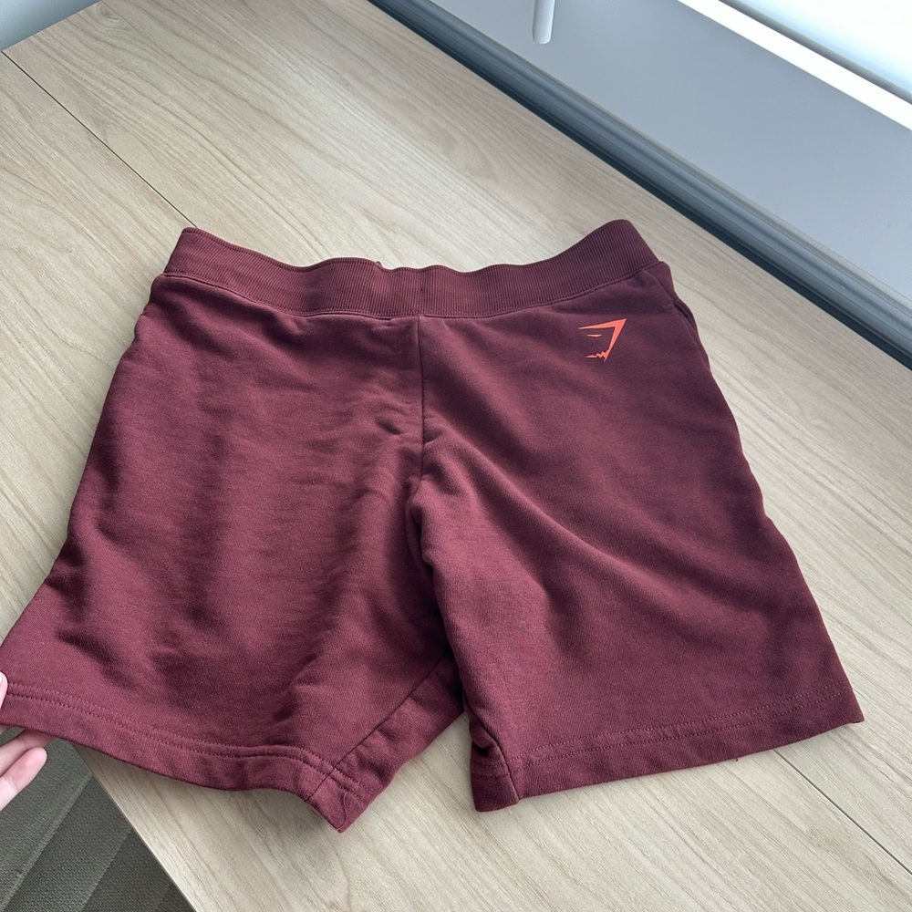 Gymshark Rust colored Athletic Shorts with Elastic Waistband - Picture 3 of 6